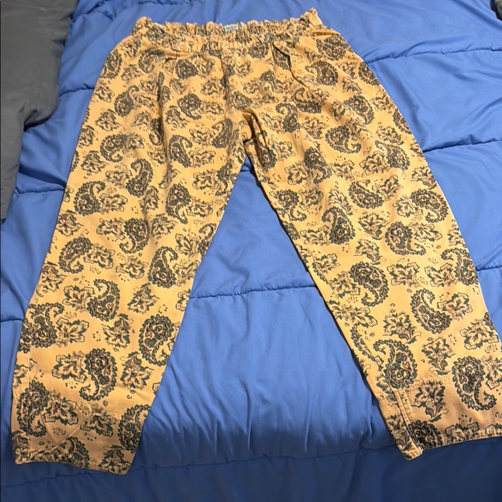 Paisley Print Pants